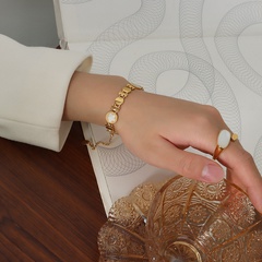 titanium steel shell geometric bracelet wholesale jewelry Nihaojewelry