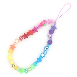 wholesale Bohemian beads soft pottery color smiley mobile phone chain Nihaojewelrypicture17