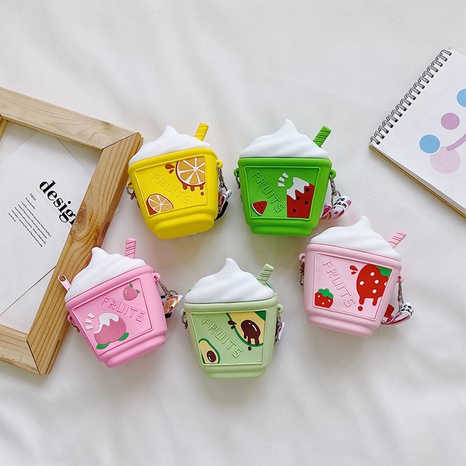 wholesale cartoon children's fruit ice cream resin messenger bag Nihaojewelry's discount tags