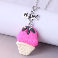 Nihaojewelry jewelry wholesale fashion candy color ice cream necklace