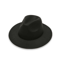wide-brimmed sunscreen fashion black jazz hat wholesale Nihaojewelry