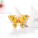 European and American New Gold Butterfly Corsage Alloy Oil Dripping Insect Animal Brooch Painted Flower Pin Wholesalepicture21