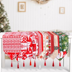 wholesale new polyester cotton table runner Christmas decoration Nihaojewelry