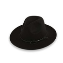 Black Hat Mens KoreanStyle Fashion Twist Belt Top Hat Wide Brim Sunshade SunShade AllMatch Japanese Fedora Hat Womenpicture7