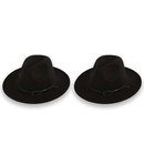 Black Hat Mens KoreanStyle Fashion Twist Belt Top Hat Wide Brim Sunshade SunShade AllMatch Japanese Fedora Hat Womenpicture8