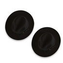 Black Hat Mens KoreanStyle Fashion Twist Belt Top Hat Wide Brim Sunshade SunShade AllMatch Japanese Fedora Hat Womenpicture10
