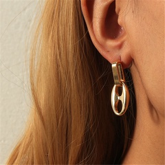 New pig nose shape copper earrings wholesale Nihaojewelry