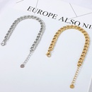 Nihaojewelry hiphop style stainless steel thick chain bracelet Wholesale jewelrypicture9