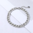 Nihaojewelry hiphop style stainless steel thick chain bracelet Wholesale jewelrypicture10