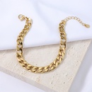 Nihaojewelry hiphop style stainless steel thick chain bracelet Wholesale jewelrypicture11