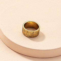 wholesale jewelry retro engraving pattern ring Nihaojewelry