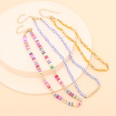 Nihaojewelry collier d39empilage multicouche de perles de riz de style ethnique bijoux en grospicture13