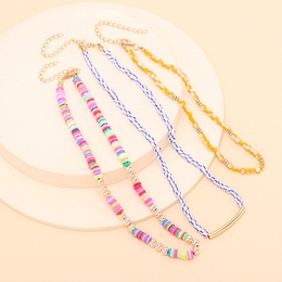 Nihaojewelry ethnic style rice bead multilayer stacking necklace Wholesale Jewelrypicture13