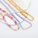 Nihaojewelry collier d39empilage multicouche de perles de riz de style ethnique bijoux en grospicture14
