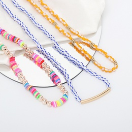 Nihaojewelry ethnic style rice bead multilayer stacking necklace Wholesale Jewelrypicture14