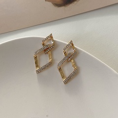 Nihaojewelry Schmuck Großhandel Koreanische neue geometrische Diamantohrringe