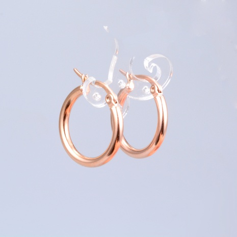 nihaojewelry simple round titanium steel hoop earrings wholesale jewelry's discount tags