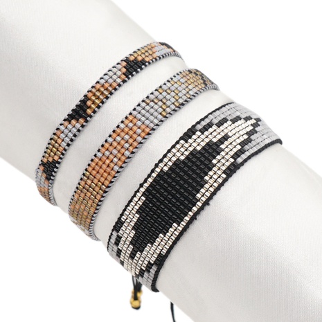 Nihaojewelry ethnic style Miyuki beads woven devil's eye bracelet set Wholesale Jewelry NHGW379505's discount tags