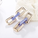 Nihaojewelry jewelry wholesale retro color matching long chain pendant earringspicture11