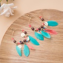 nihaojewelry bohemian ethnic style feather tassel earrings wholesale jewelrypicture11