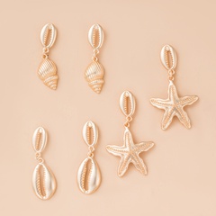 nihaojewelry fashion conch shell drop earrings wholesale jewelry