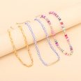 Nihaojewelry collier d39empilage multicouche de perles de riz de style ethnique bijoux en grospicture16