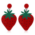 Nihaojewelry Schmuck Grohandel einfache Frucht Wassermelone Erdbeere Zitrone Kirsche Ohrringepicture66