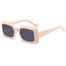 nihaojewelry fashion caramel color small square frame sunglasses wholesalepicture28