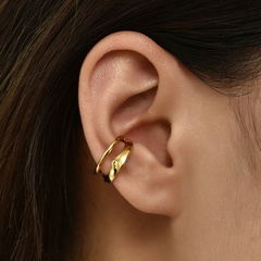 Nihaojewelry wholesale jewelry new simple geometric metal ear clip
