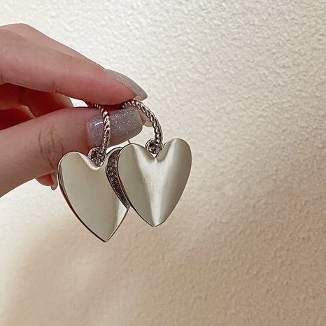 wholesale jewelry simpleglossy heart earrings Nihaojewelry's discount tags