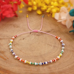 wholesale jewelry pearl miyuki rice beads rainbow bracelet Nihaojewelry