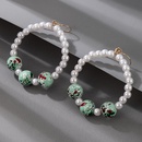 Nihaojewelry bijoux en gros simples perles de perles boucles d39oreilles grand cerclepicture8