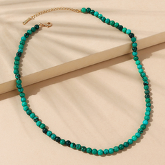 Nihaojewelry wholesale jewelry retro natural turquoise beads necklace