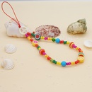 Nihaojewelry wholesale accessories acrylic colorful beads soft pottery fruit mobile phone chainpicture8