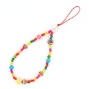 Nihaojewelry wholesale accessories acrylic colorful beads soft pottery fruit mobile phone chainpicture10