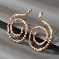 Nihaojewelry wholesale jewelry new hollow twisted circle earrings