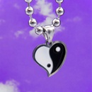 Wholesale New Creative Crown Tai Chi Letter Heart Necklace Nihaojewelrypicture17