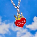 Wholesale New Creative Crown Tai Chi Letter Heart Necklace Nihaojewelrypicture16