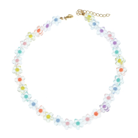 Art und Weise farbige Blumenperle elastische Seilarmbandohrringe eingestellt Großhandel nihaojewelry's discount tags