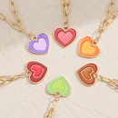 wholesale fashion doublelayer heartshaped necklace Nihaojewelrypicture11