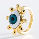 fashion oil dripping devils eye opening copper microinlaid ring wholesale nihaojewelrypicture11