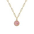 wholesale nouveau collier en alliage pendentif smiley dgoulinant Nihaojewelrypicture26