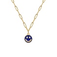 wholesale new dripping smiley face pendent alloy necklace Nihaojewelrypicture29