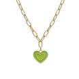 wholesale fashion doublelayer heartshaped necklace Nihaojewelrypicture17