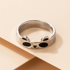 Korean creative cute bear-shaped alloy ring wholesale Nihaojewelry