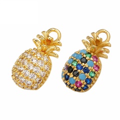 Vente en gros pendentif ananas diamant couleur mode Nihaojewelry
