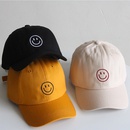 Korean Fashion Solid Color Embroidered Smiley Baseball Hat Wholesale Nihaojewelrypicture12