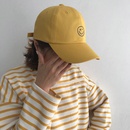 Korean Fashion Solid Color Embroidered Smiley Baseball Hat Wholesale Nihaojewelrypicture14