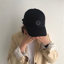 Korean Fashion Solid Color Embroidered Smiley Baseball Hat Wholesale Nihaojewelrypicture17
