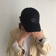 Korean Fashion Solid Color Embroidered Smiley Baseball Hat Wholesale Nihaojewelrypicture23
